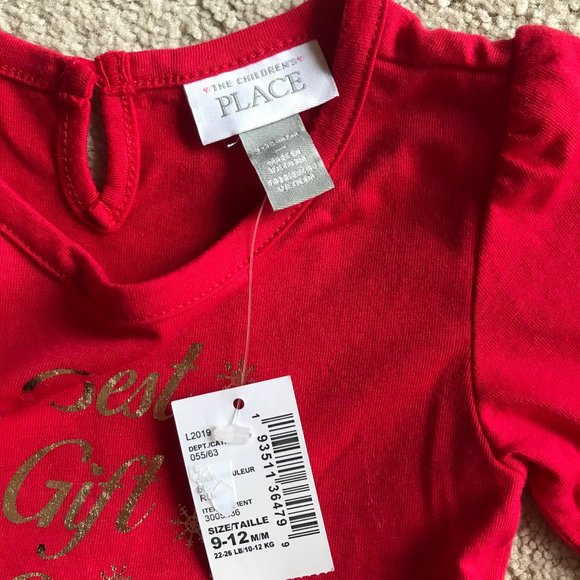 The Children's Place Tool Holiday Dress 9-12m - Picture 4 of 8